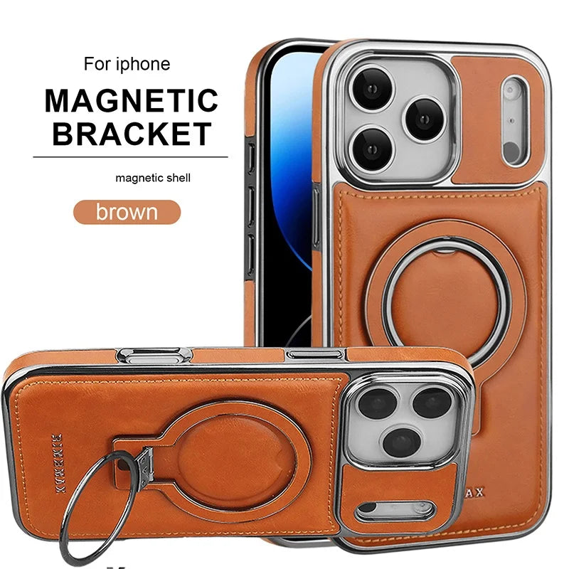 MagLeather® – iPhone 17 Series Luxury PU Leather Case