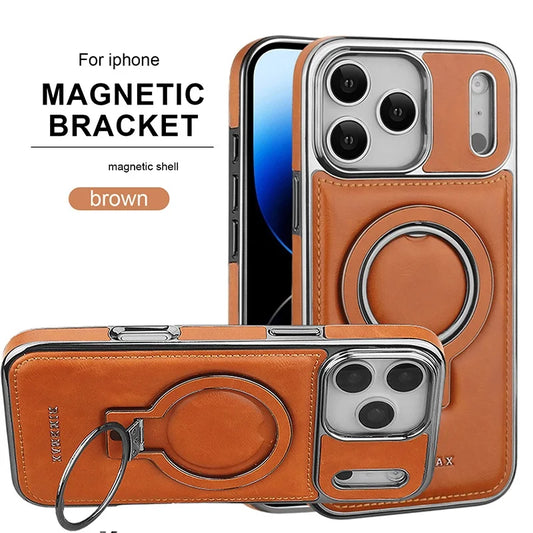 MagLeather® – iPhone 17 Series Luxury PU Leather Case