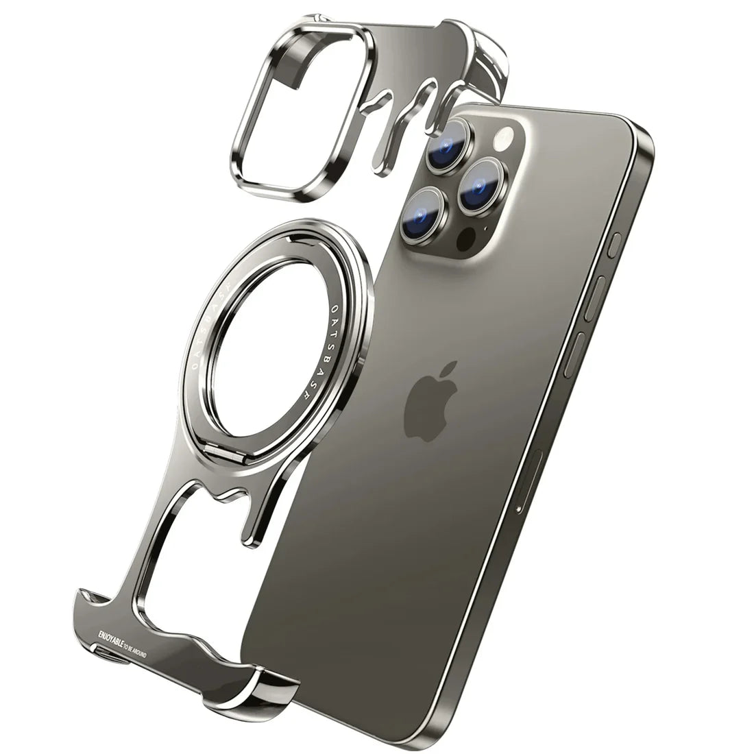 Liquid Metal Frameless Cover for iPhone