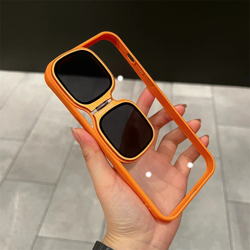 Folding Bracket Sunglasses Cover for iPhone - FonKayz