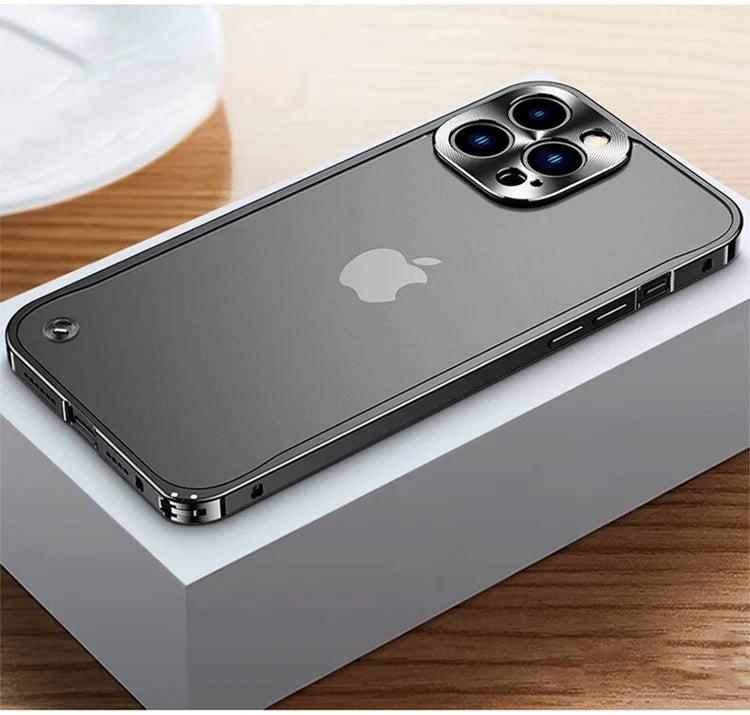 Metal Frame Lens Protection Cover for iPhone - FonKayz