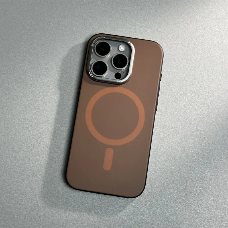 Metal Lens Magnetic Cover for iPhone