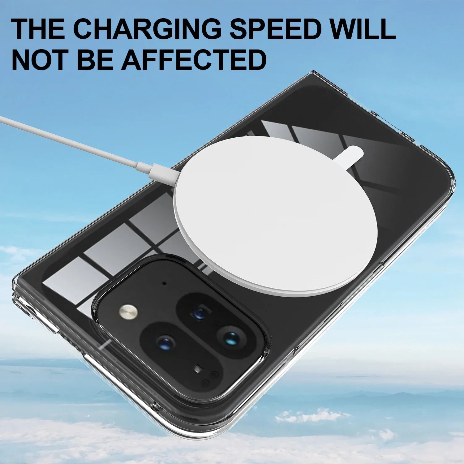 Transparent Magnetic Case For Google Pixel 9 Pro Fold - FonKayz
