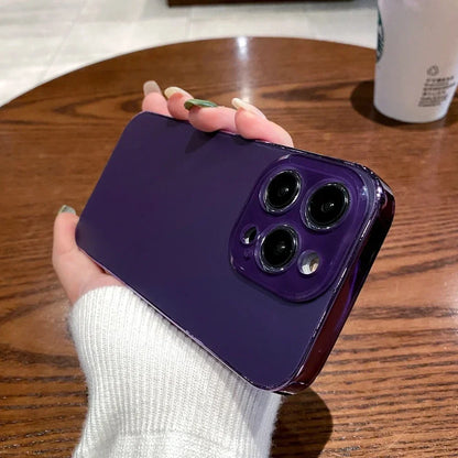 Fashion Solid Color Plating Cover for iPhone - FonKayz