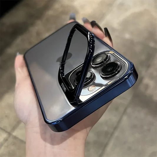 Transparent Lens Holder Cover for iPhone