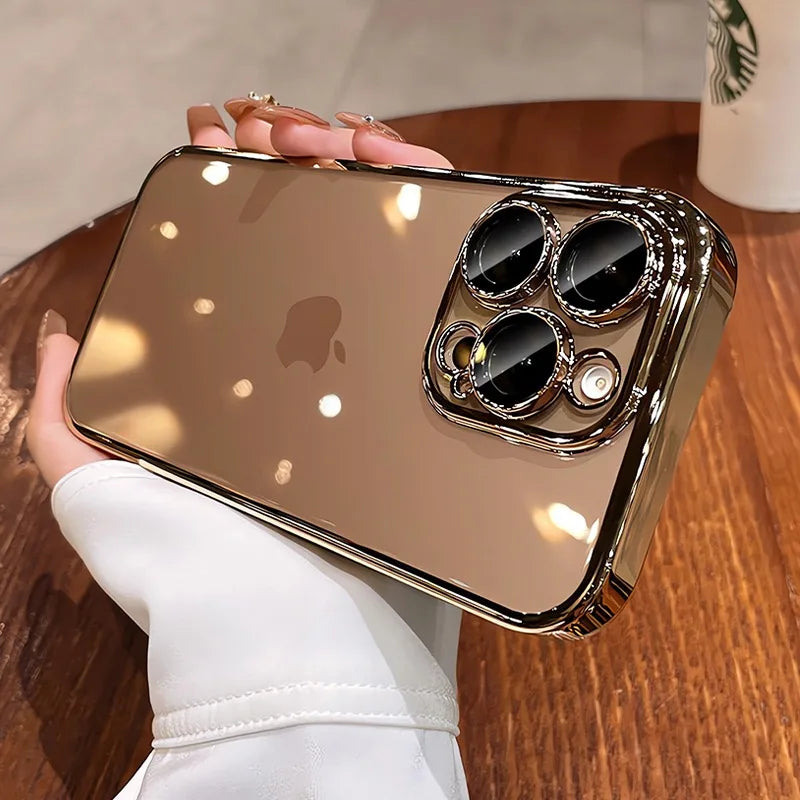 Luxury Plating Soft Cover for iPhone