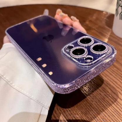 Luxury Transparent Glitter Cover for iPhone - FonKayz