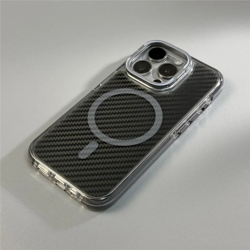 Carbon Fiber Lens Holder Cover for iPhone