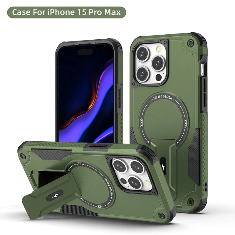 Shockproof Kickstand Cover for iPhone - FonKayz