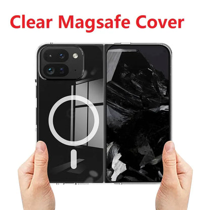 Transparent Magnetic Case For Google Pixel 9 Pro Fold - FonKayz