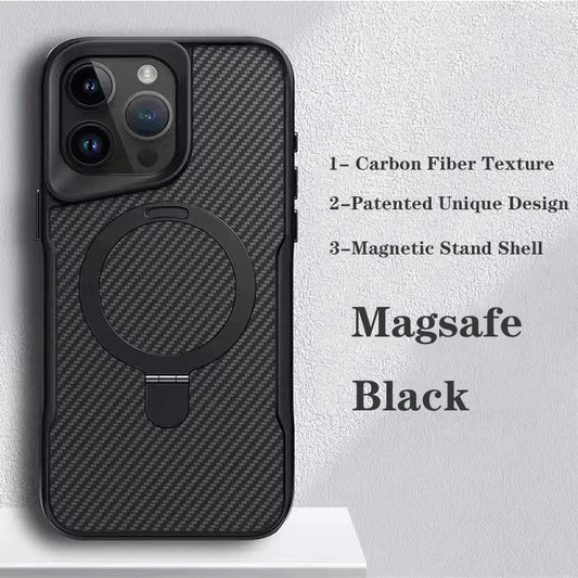 Carbon Fiber Kickstand Cover for iPhone