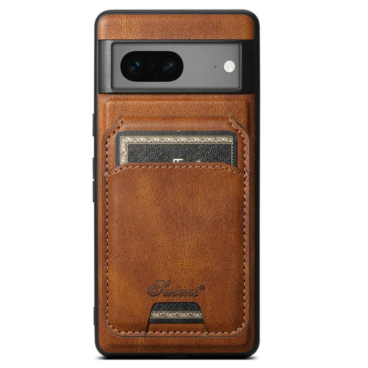 Magnetic Leather Case with Wallet For Google Pixel Series - FonKayz