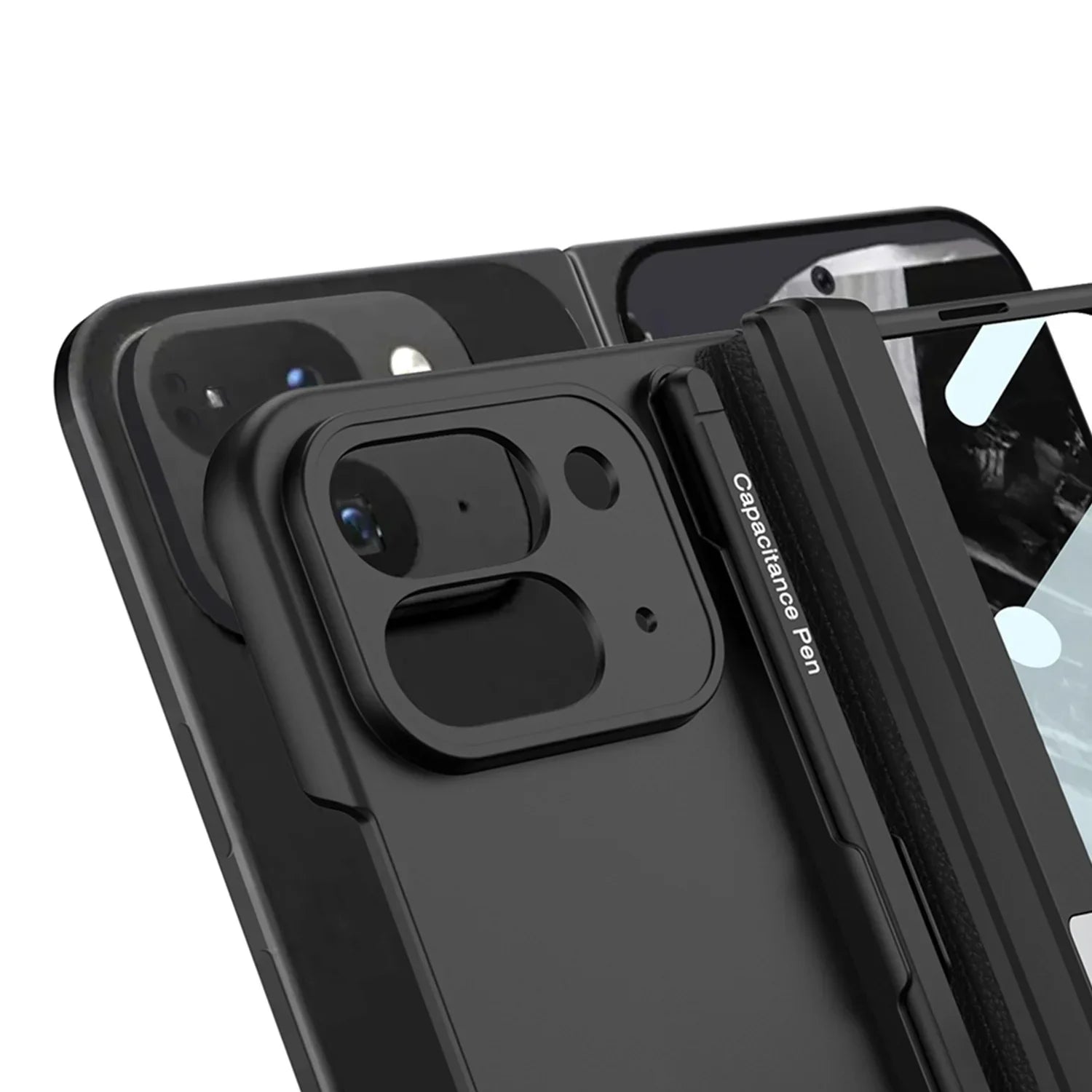 Full Protection Case with Pen Holder for Google Pixel 9 Pro Fold