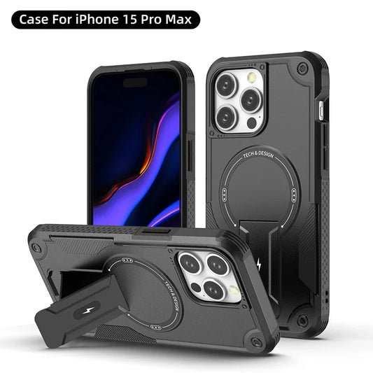 Shockproof Kickstand Cover for iPhone - FonKayz