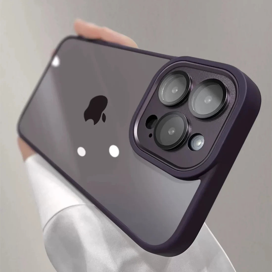 Transparent Metal Camera Protection Cover for iPhone - FonKayz