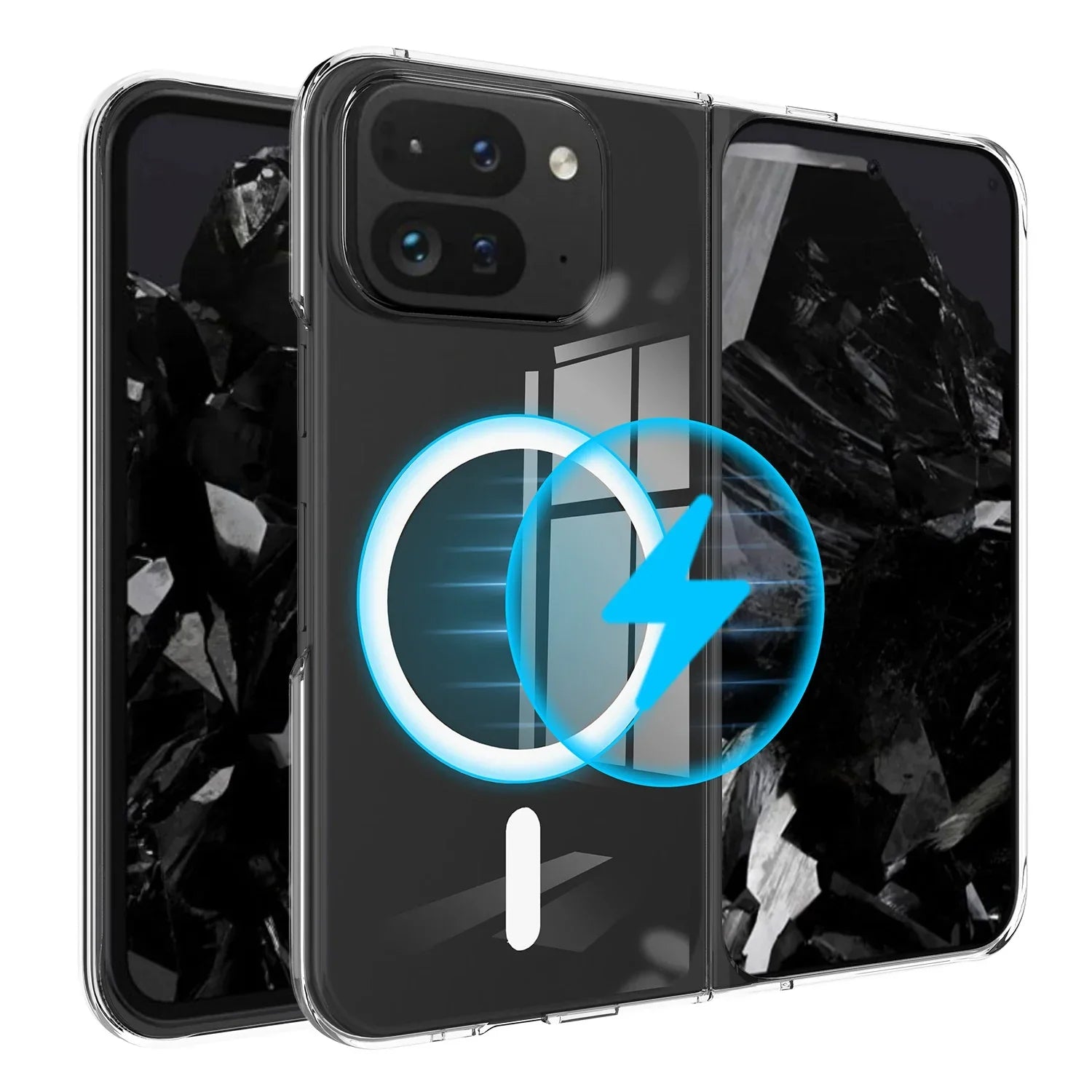 Transparent Magnetic Case For Google Pixel 9 Pro Fold