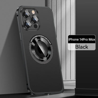 Metal Frame Magnetic Cover for iPhone - FonKayz