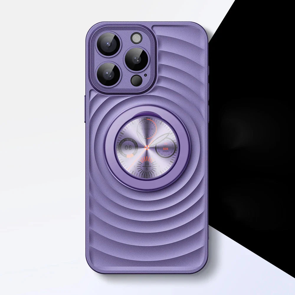 3D Wave Ripple Watch Stand Cover for iPhone