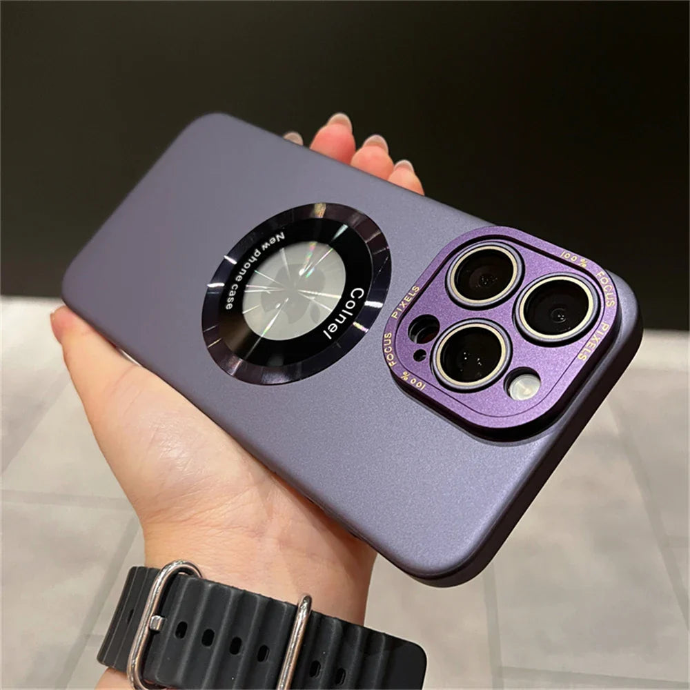 Shockproof Matte MagSafe Cover for iPhone