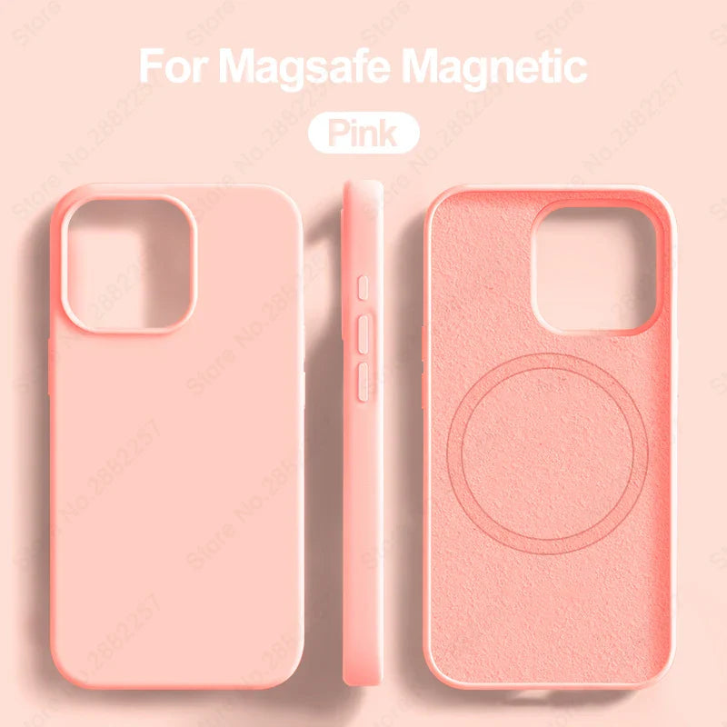 Luxury Liquid Silicone Cover for iPhone