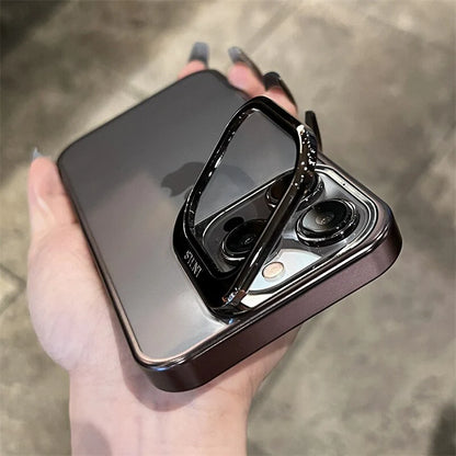 Transparent Lens Holder Cover for iPhone - FonKayz