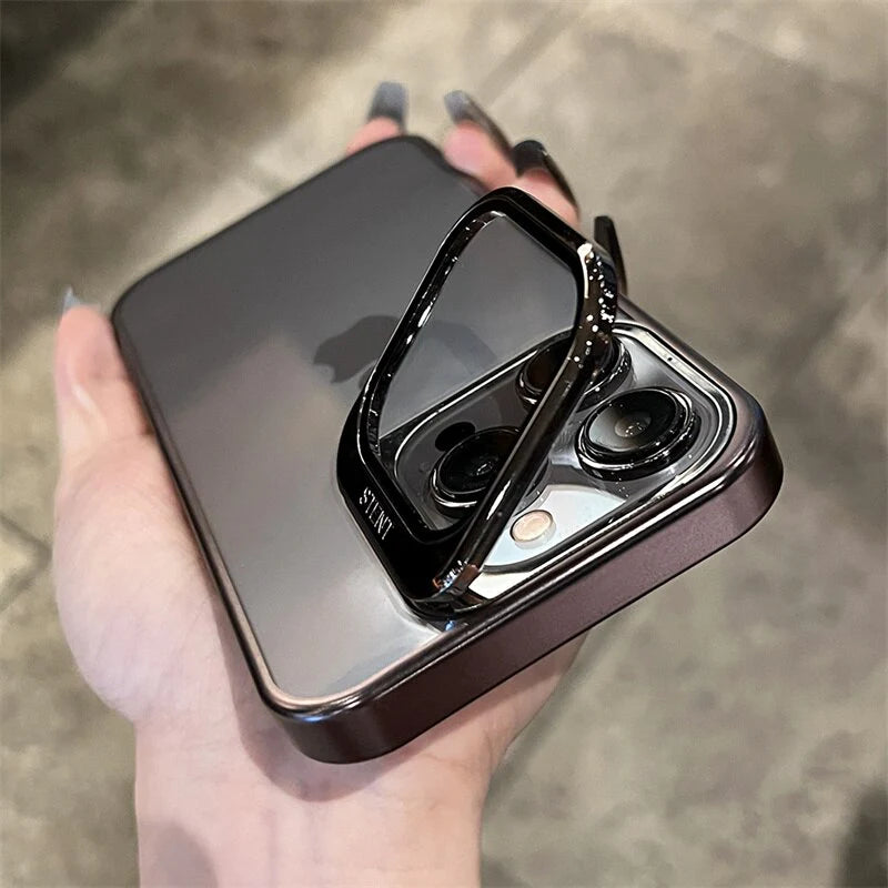 Transparent Lens Holder Cover for iPhone