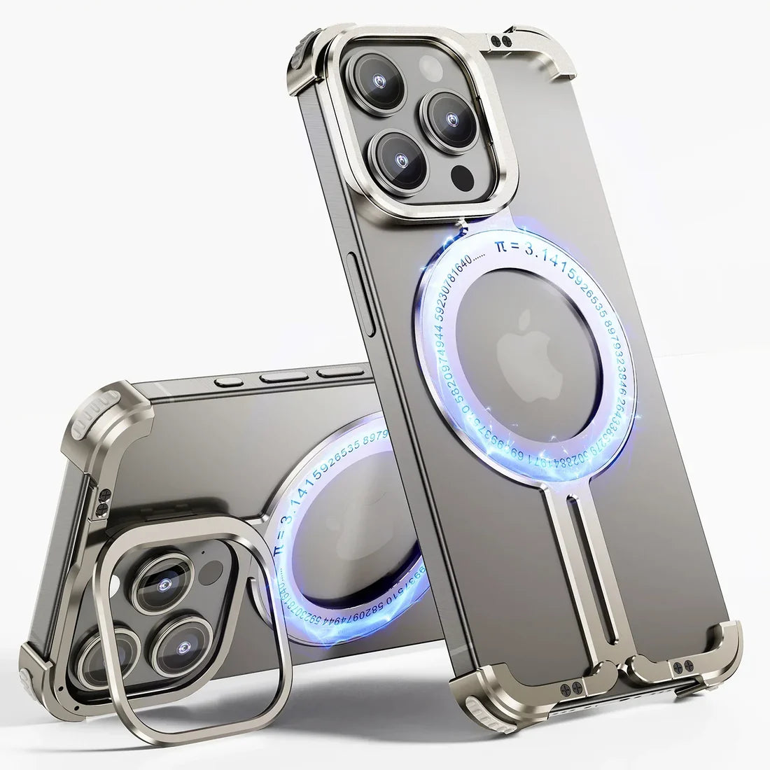 Metal Rimless Lens Holder Cover for iPhone