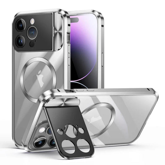 Aluminum Alloy Lens Stand Cover for iPhone - FonKayz