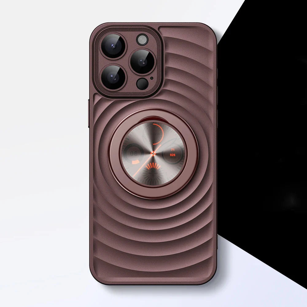 3D Wave Ripple Watch Stand Cover for iPhone