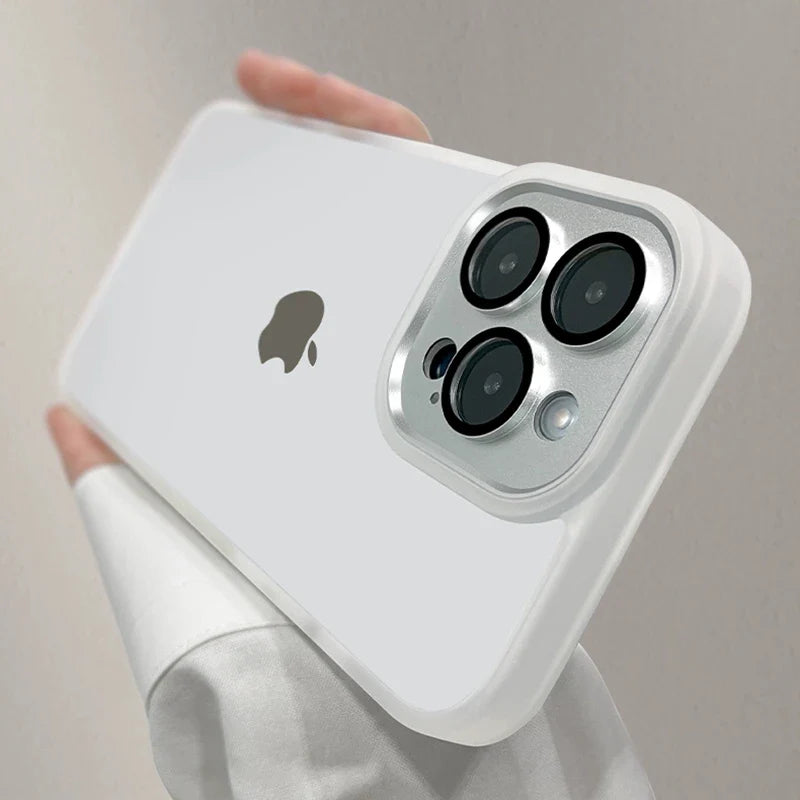 Transparent Metal Camera Protection Cover for iPhone - FonKayz