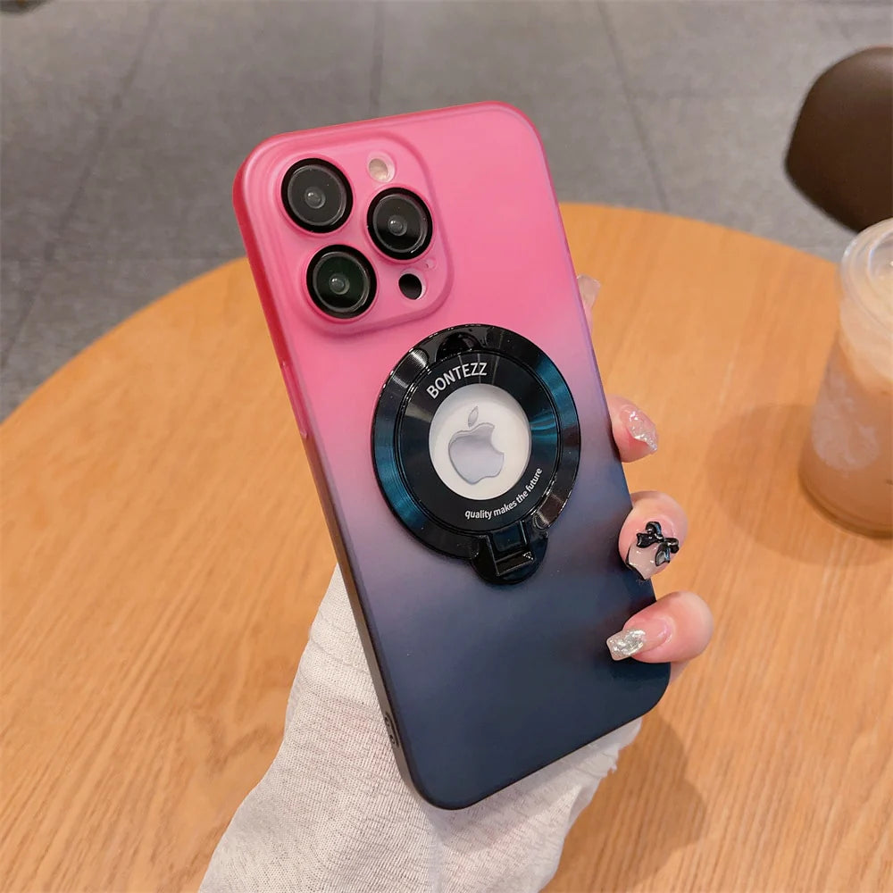 Gradient Magnetic Stand Cover for iPhone - FonKayz