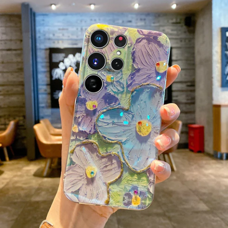 Oil Painting Flower Case for Galaxy and iPhone - FonKayz