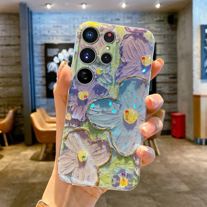 Oil Painting Flower Case for Galaxy and iPhone - FonKayz