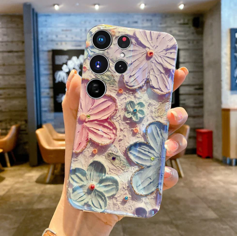 Oil Painting Flower Case for Galaxy and iPhone - FonKayz