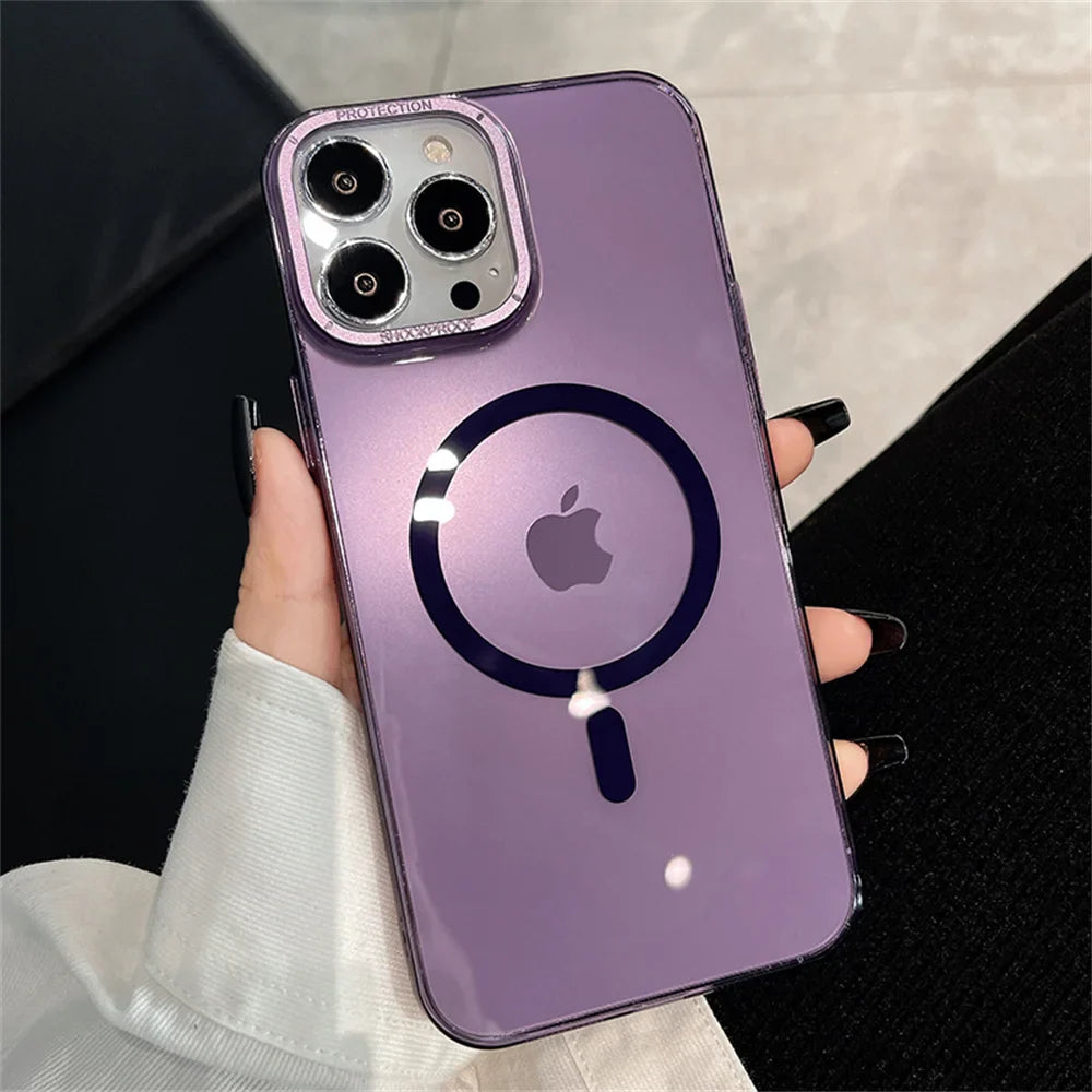 Crystal Ultra-Thin MagSafe Cover for iPhone - FonKayz