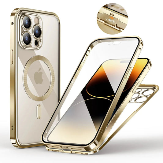 Metal Shockproof Magnetic Cover for iPhone - FonKayz