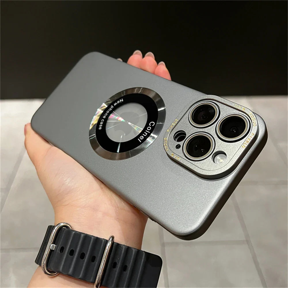 Shockproof Matte MagSafe Cover for iPhone