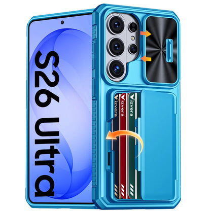 Samsung Galaxy S26 Ultra Wallet Case with Camera Cover