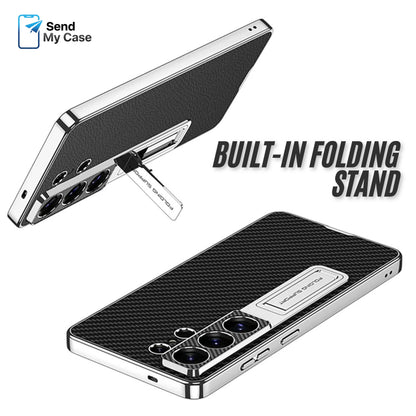 Galaxy S26 Ultra Leather Stand Case