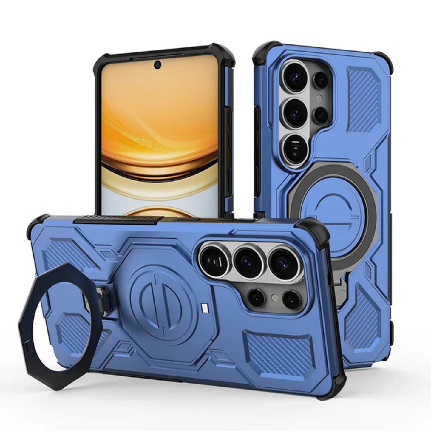 Samsung Galaxy S26 Ultra Magnetic Kickstand Ring Armor Case