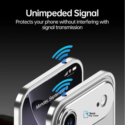 iPhone 17 Pro Max Aluminum Alloy Cooling Frame Case With Metal Lens Cover