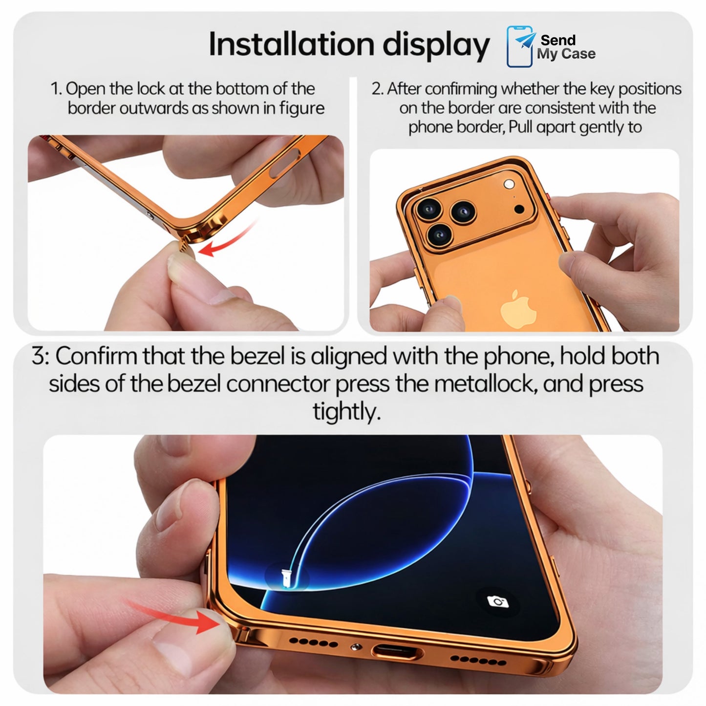 iPhone 17 Pro Max Aluminum Alloy Cooling Frame Case With Metal Lens Cover