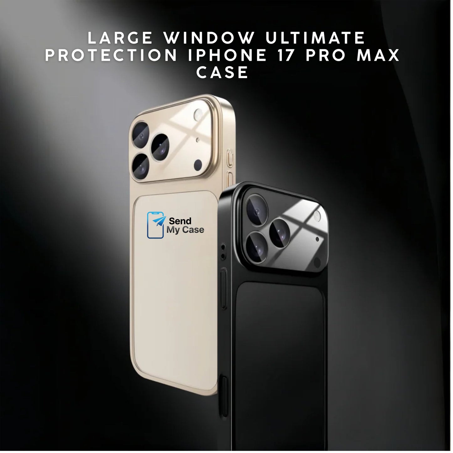 iPhone 17 Pro Max Large Window Camera Case With Hybrid Armor Frame