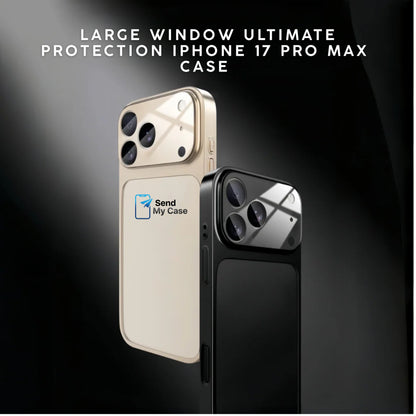 iPhone 17 Pro Max Large Window Camera Case With Hybrid Armor Frame