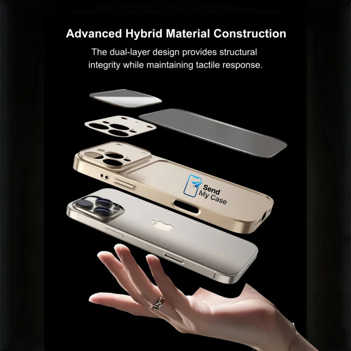 iPhone 17 Pro Max Large Window Camera Case With Hybrid Armor Frame