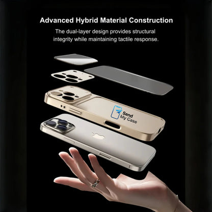 iPhone 17 Pro Max Large Window Camera Case With Hybrid Armor Frame