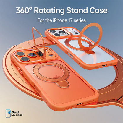 iPhone 17 Pro Max Magnetic Dual Stand Clear MagSafe Case