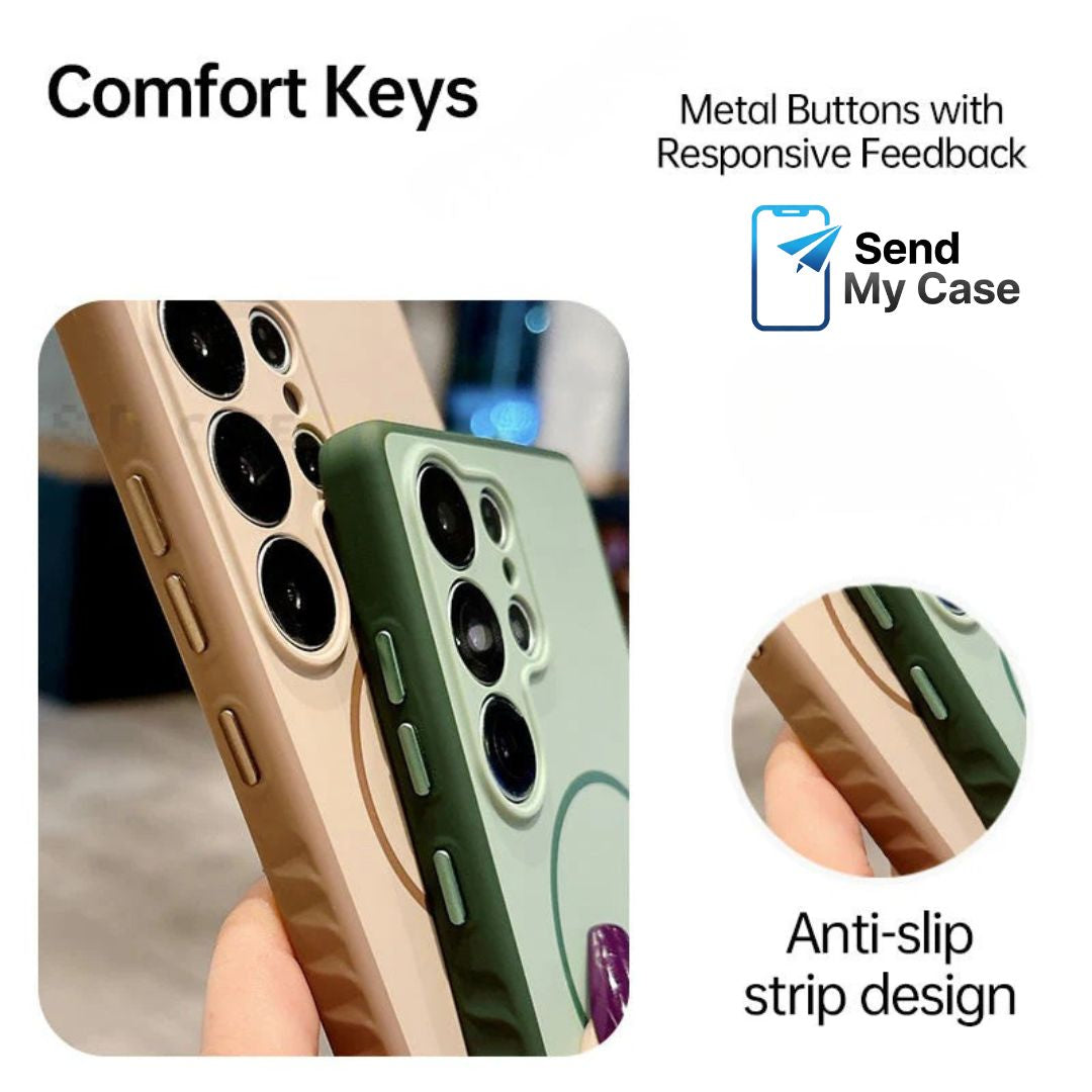 Galaxy S26 Ultra MagSafe Matte Case With Metal Buttons