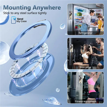 Galaxy S26 Ultra MagSafe Ring Stand Clear Case