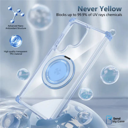 Galaxy S26 Ultra MagSafe Ring Stand Clear Case